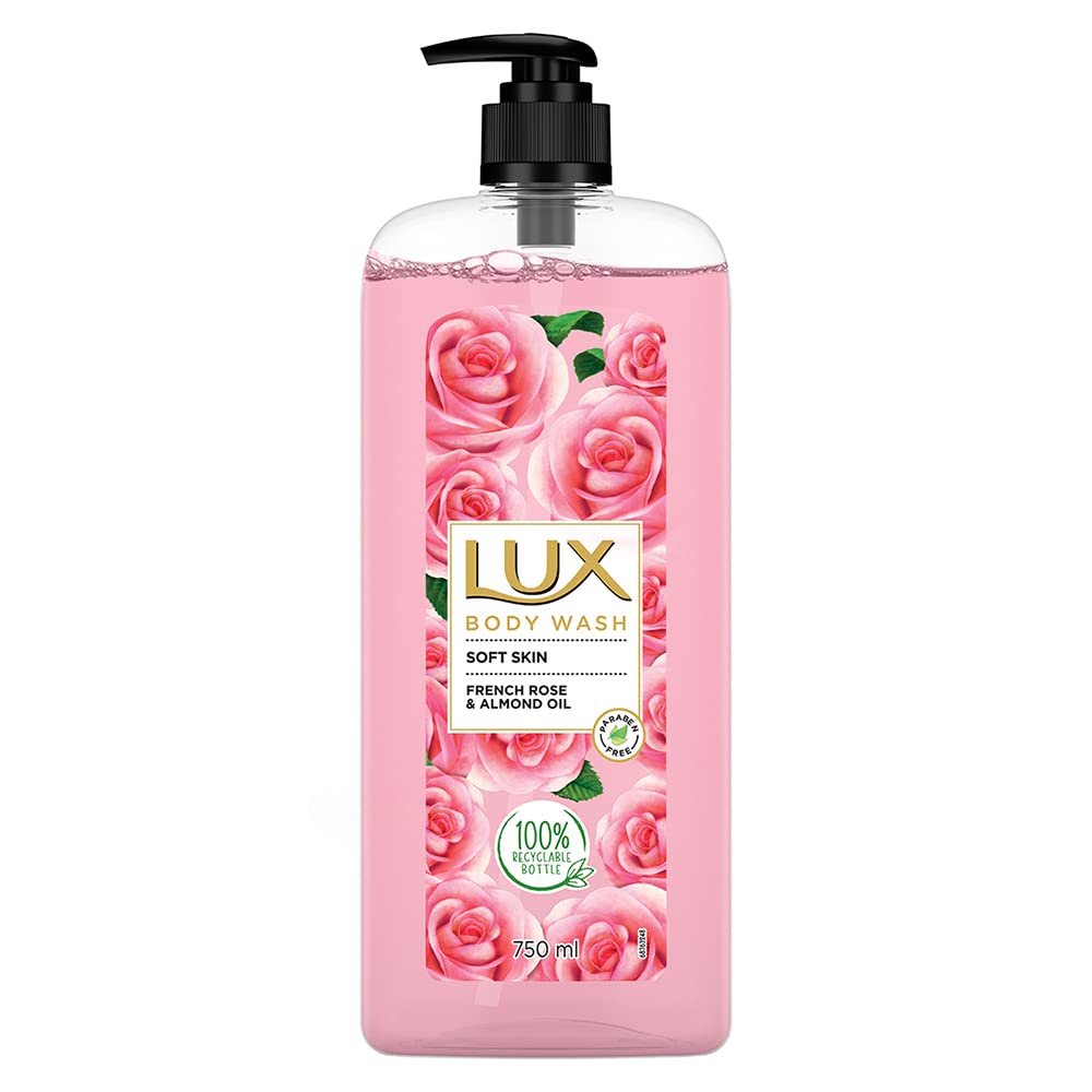 Lux Soft Skin Body Wash French Rose & Almond Oil  750 ml