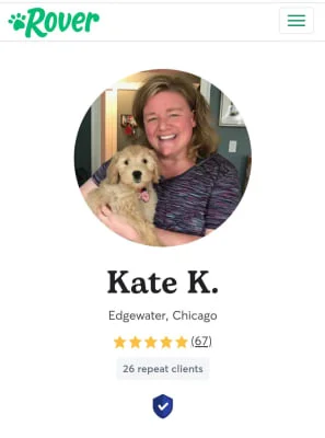 Sitter Profile Image: Kate 