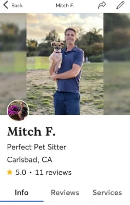 Sitter Profile Image: Mitchell 