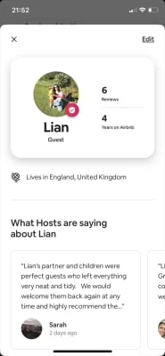 Sitter Profile Image: Lian 