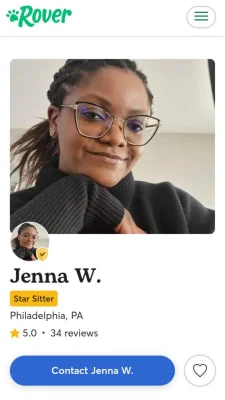 Sitter Profile Image: Jenna 