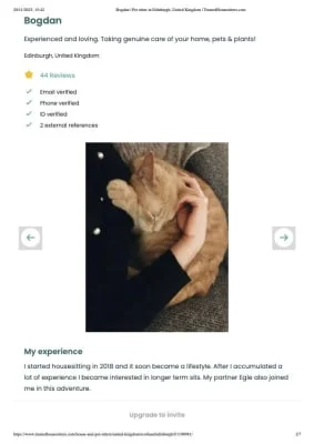Sitter Profile Image: Bogdan F 