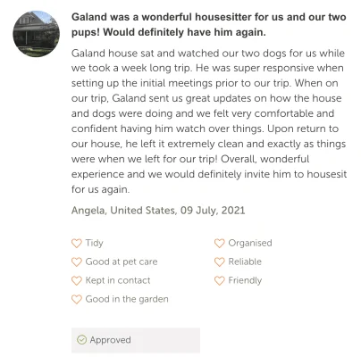 Sitter Profile Image: Galand 