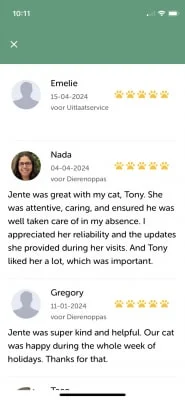 Sitter Profile Image: Jente 