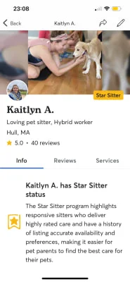 Sitter Profile Image: kaitlyn 