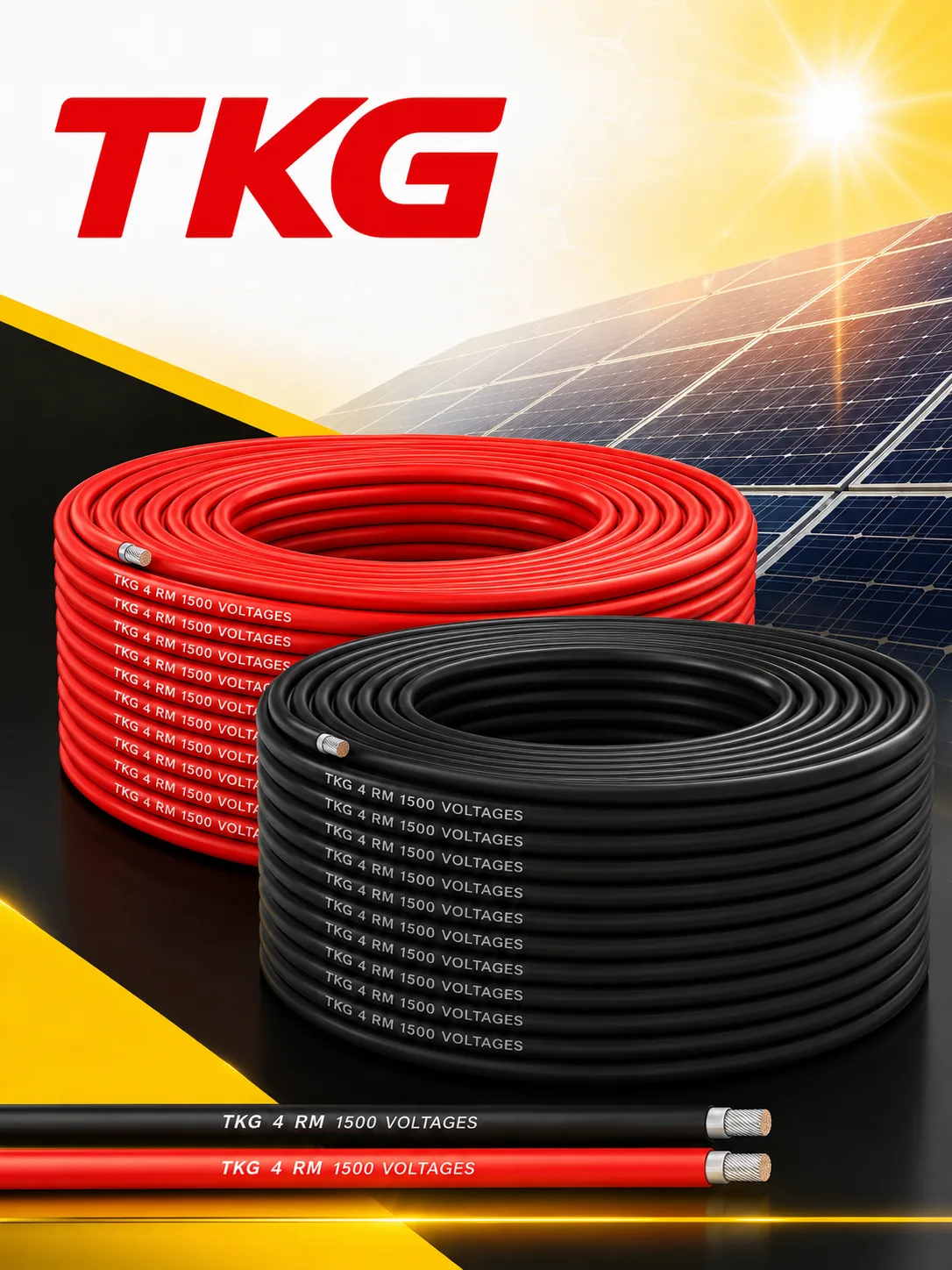 80METER TKG 4RM Solar Cable-1500VDC
