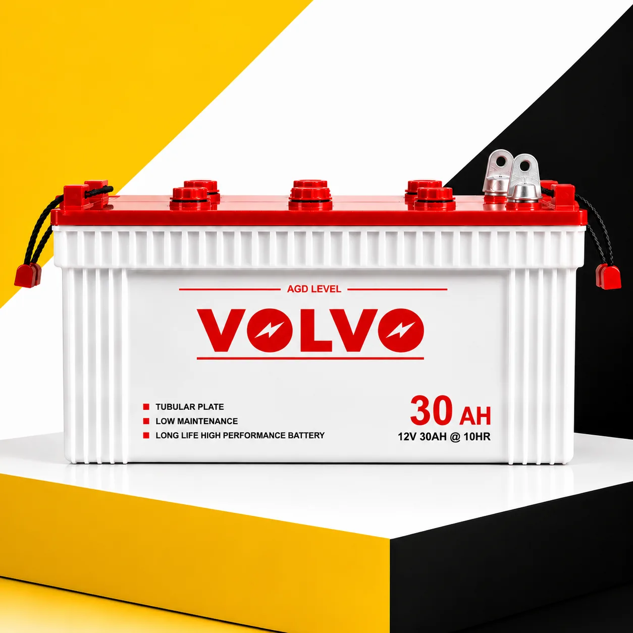 Volvo Solar 30AH Tubular Plate Battery 