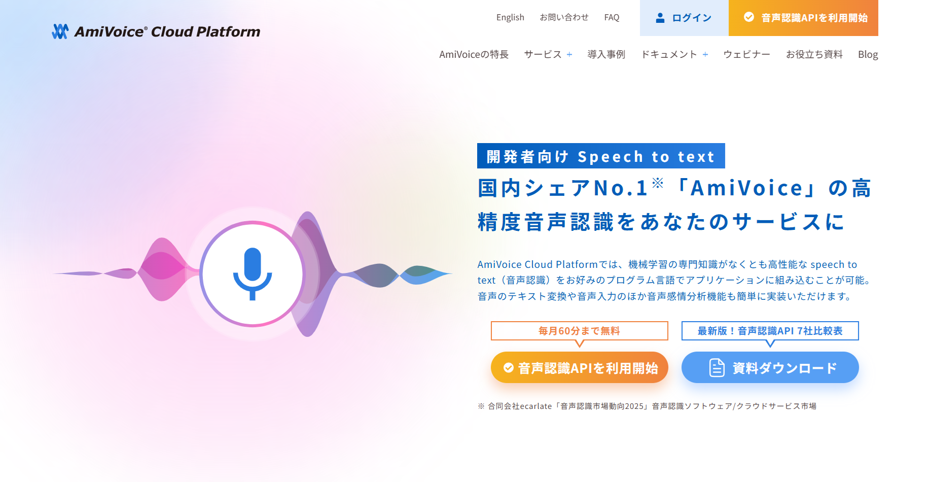 AmiVoice API