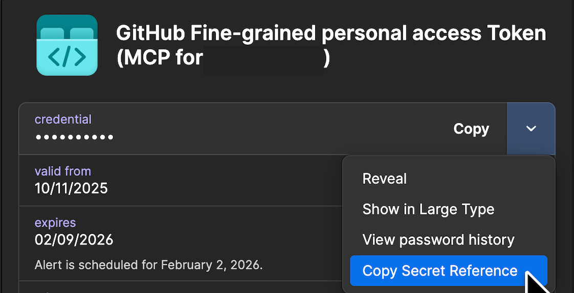 1Password CLI で MCP サーバーを安全に設定する