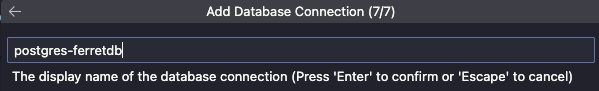 add connection 7/7