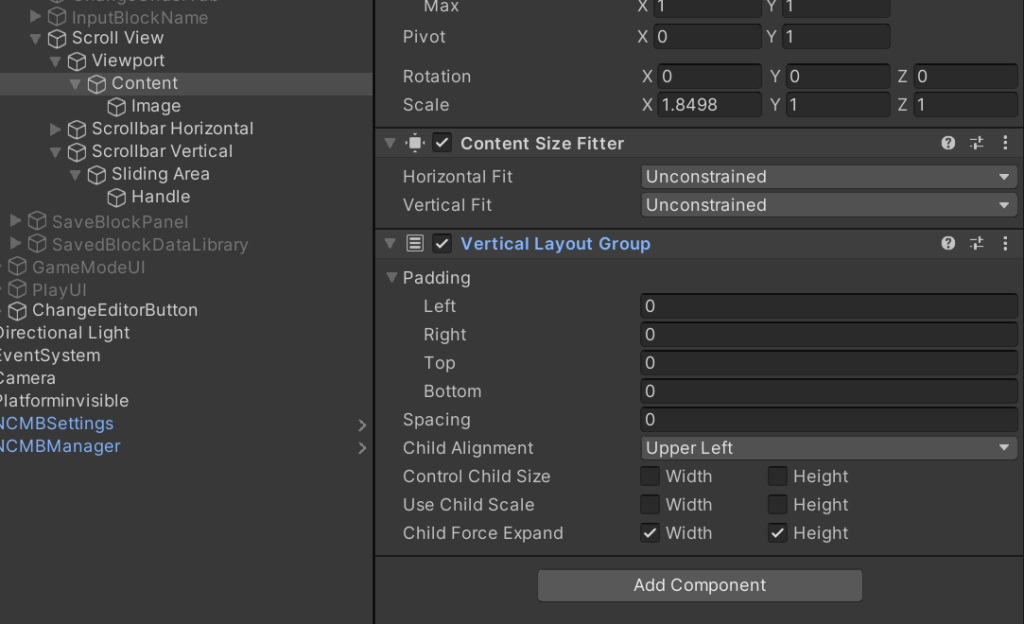 【Unity】一覧表示するスクロールビュー(ScrollView)の作り方