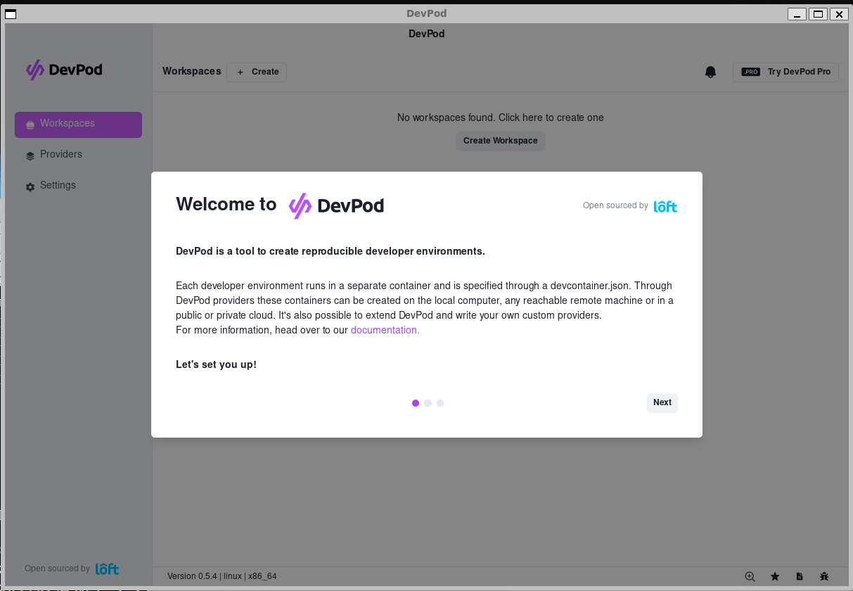 Welcome to DevPod