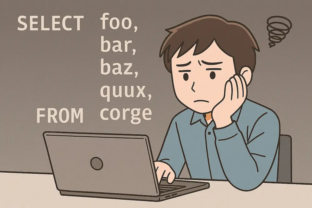 メンテナンスされていないDBスキーマに困り果てる新規メンバー