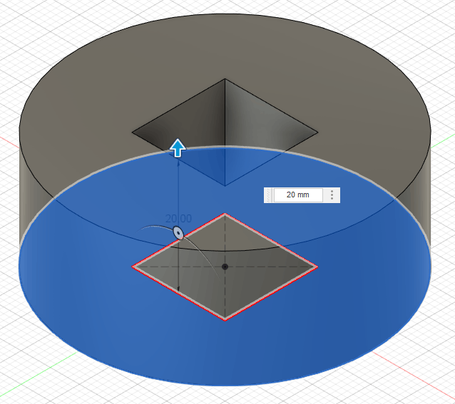 押し出し｜Fusion360入門（書きかけ）
