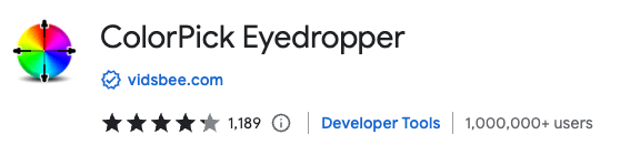 https://chrome.google.com/webstore/detail/colorpick-eyedropper/ohcpnigalekghcmgcdcenkpelffpdolg