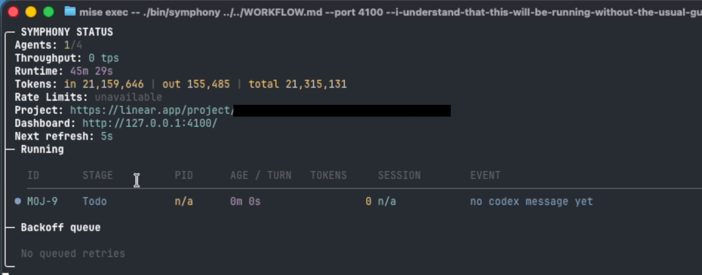 OpenAI Symphony で Linear issue から GitHub PR 作成・レビュー対応・マージまで自動化する