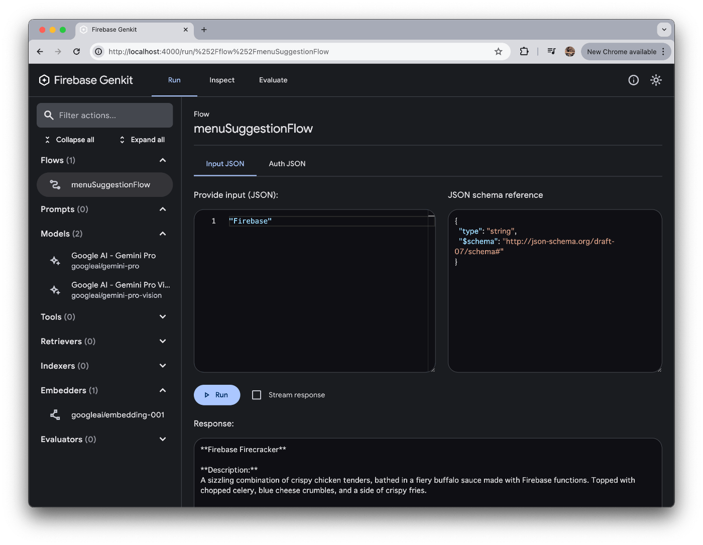 Genkit Developer tools