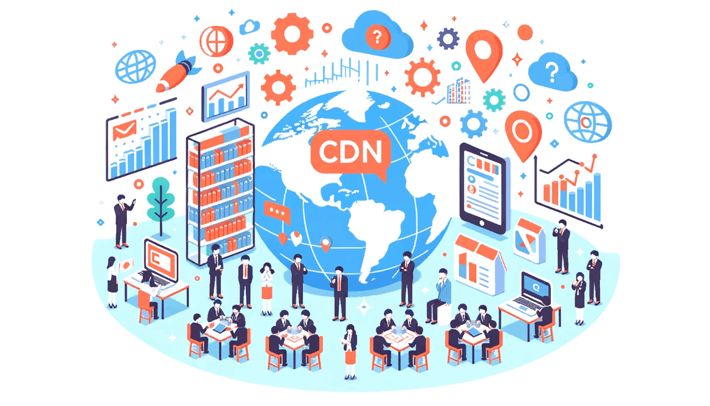 CDNのイラスト