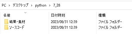 「7_28」フォルダ内