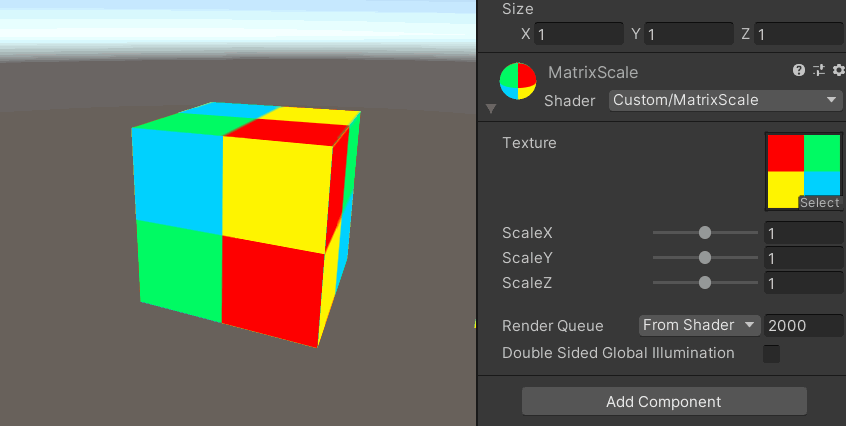 そろそろshaderをやるパート58 行列を理解する 拡大縮小編