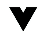 真っ黒になったVueロゴ