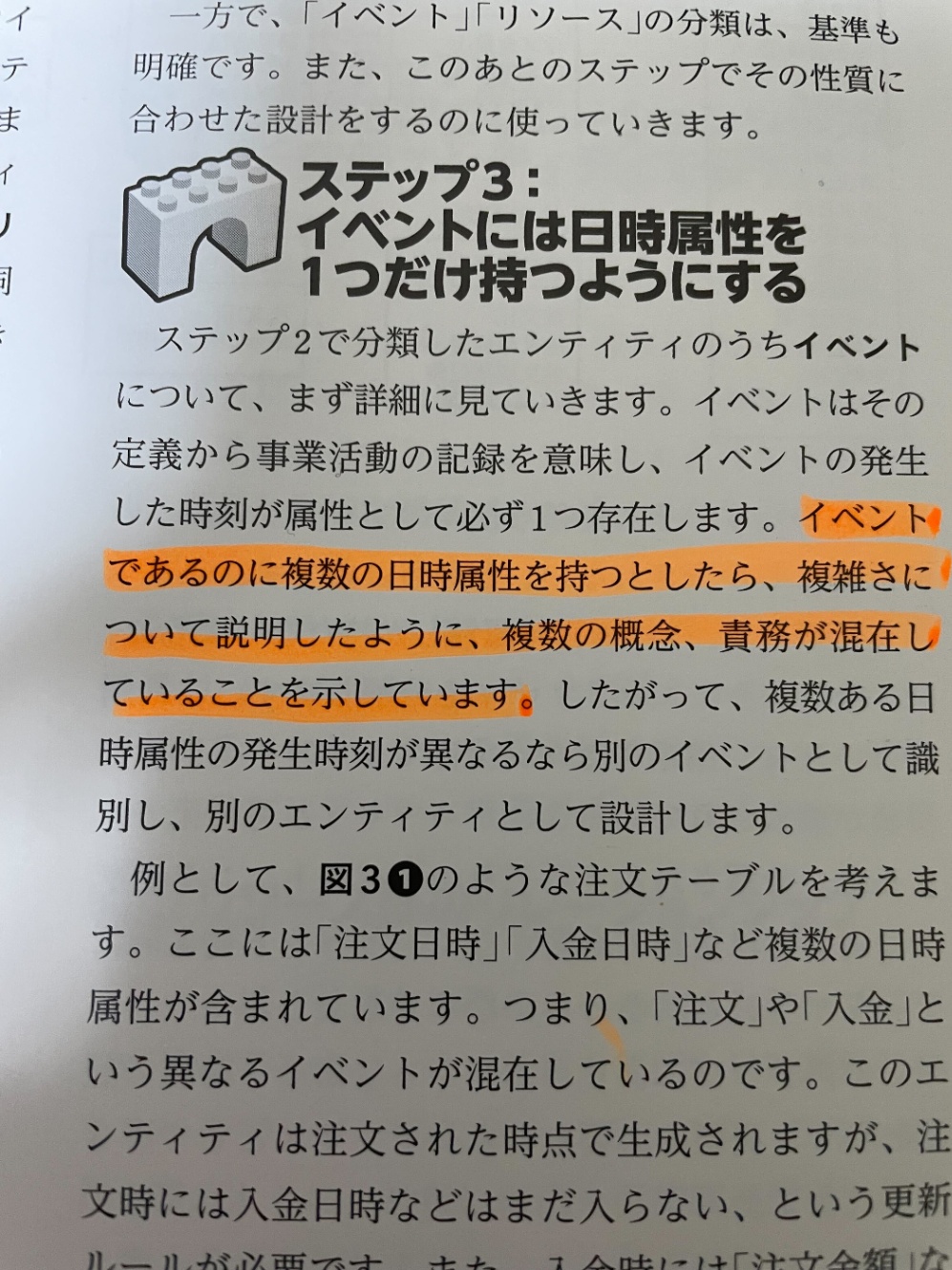 イベント系のエンティティには日時属性は1つにする