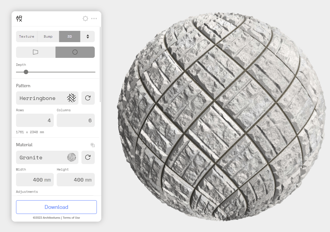 archiTexturesのスクリーンショット