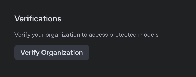 OpenAIのVerify Organizationで「本人確認ができませんでした