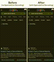 投機的デコーディングの使用例