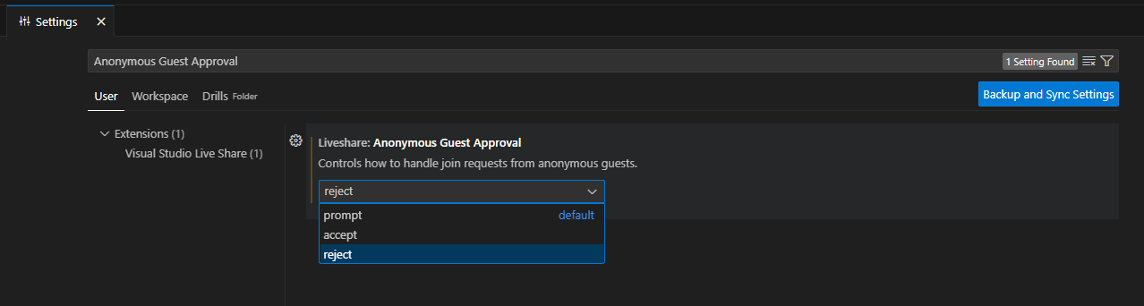 匿名ユーザのブロック
