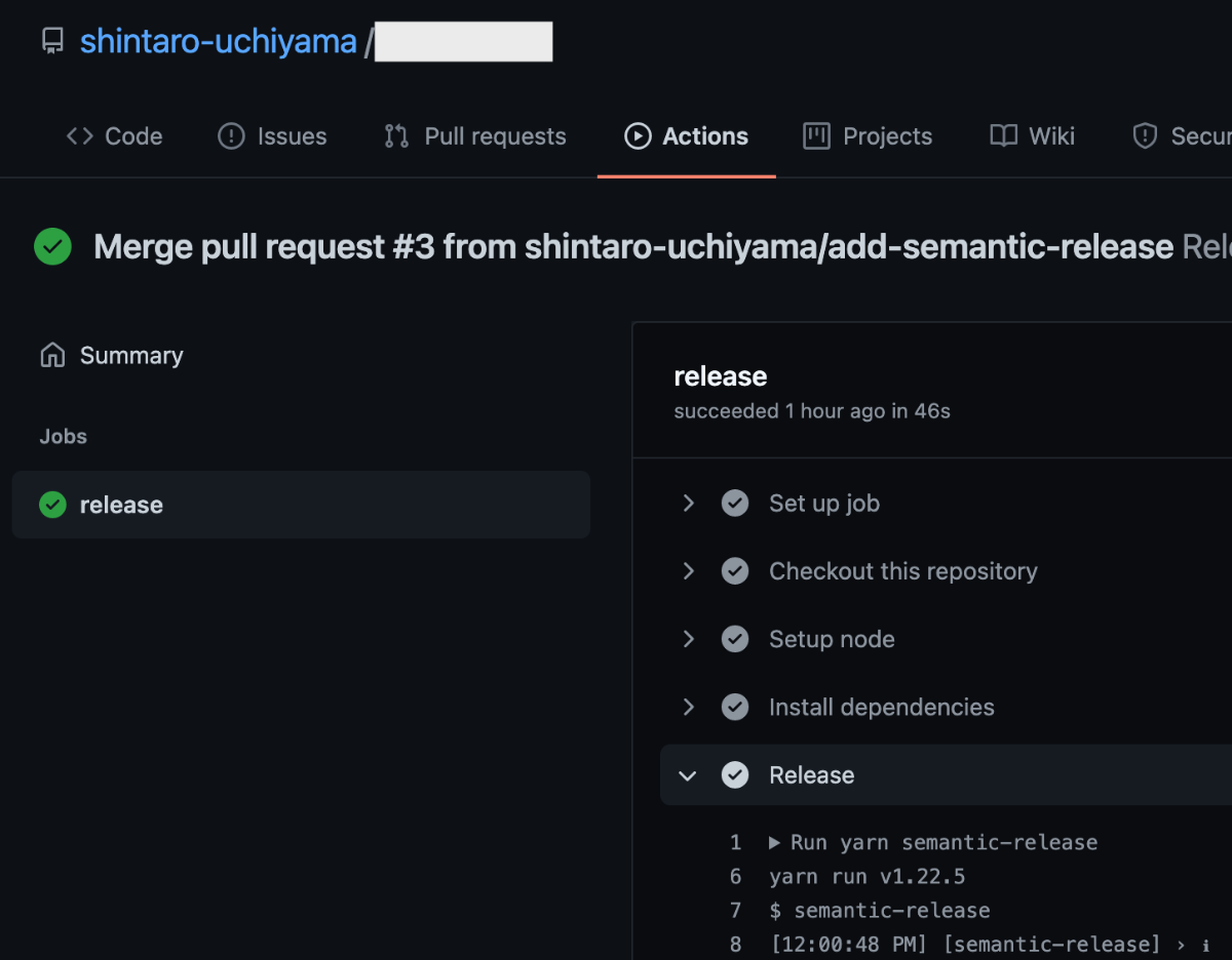 GitHub Actions workflow