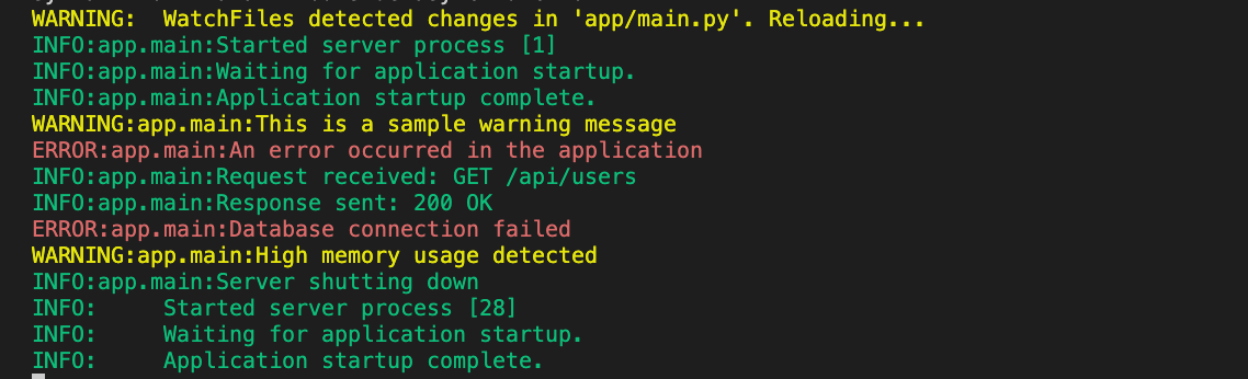 Colored Docker Logs