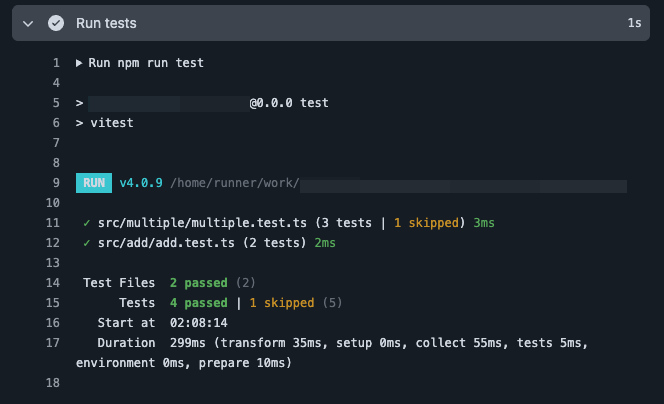 Github Actions x Vitest v4 においてテスト結果を pull request にコメントで書き込む