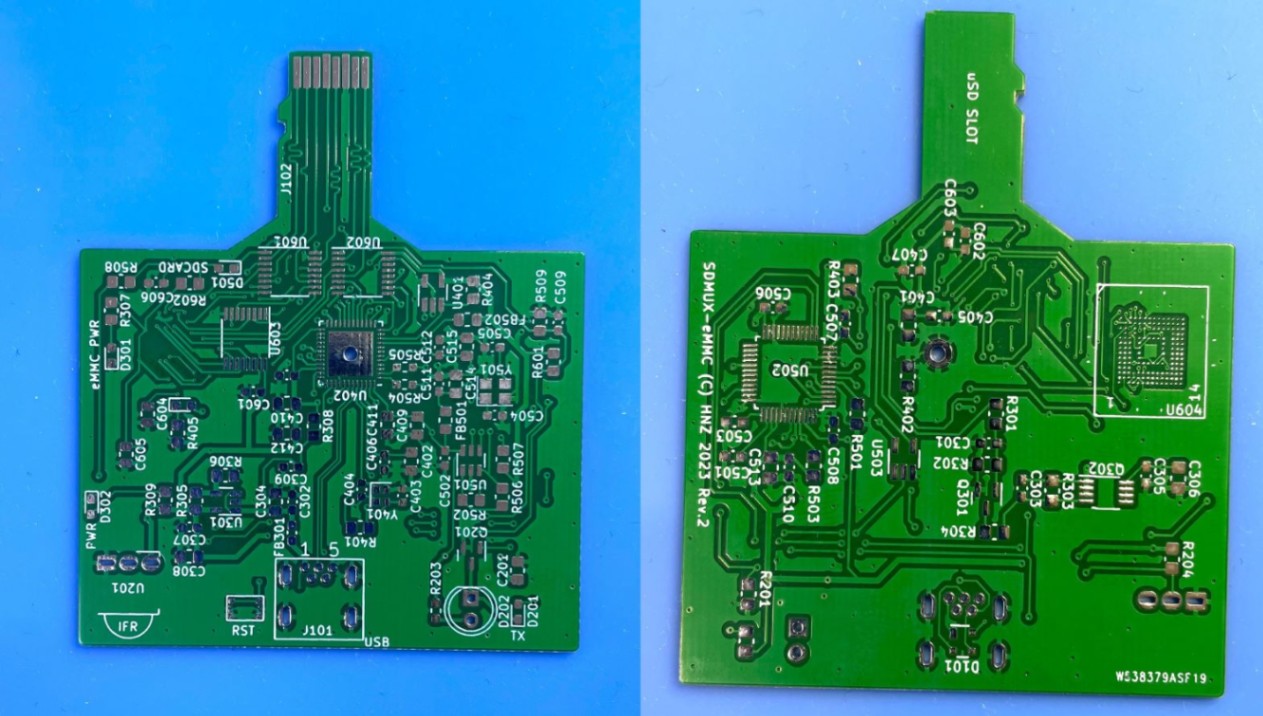 届いたPCB