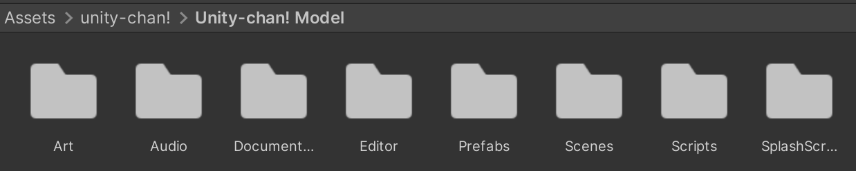 Unity-chan! Model フォルダ構成
