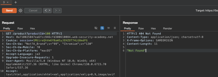 HTTP Request と Response の改ざんを Burp Suite Community Edition で試す