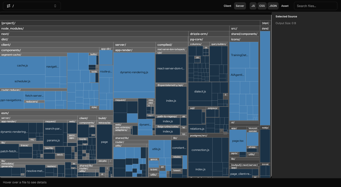 Serverバンドルの表示
