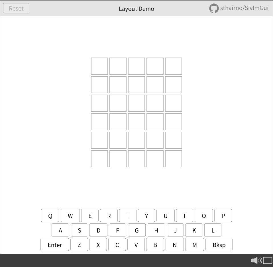 Wordle風デモ