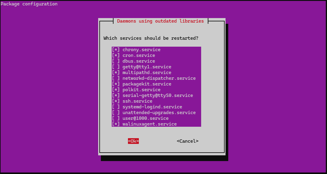 Ubuntuの更新