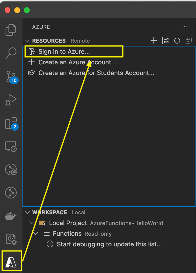 Azureサインイン