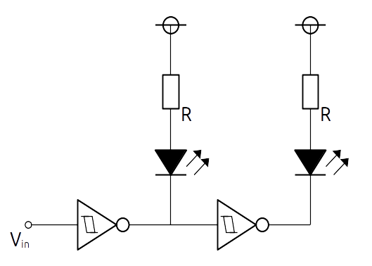 LED 駆動回路の回路図