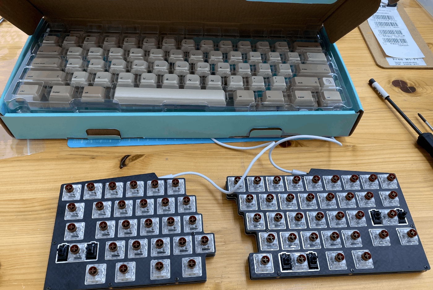 自作キーボード - PC周辺機器