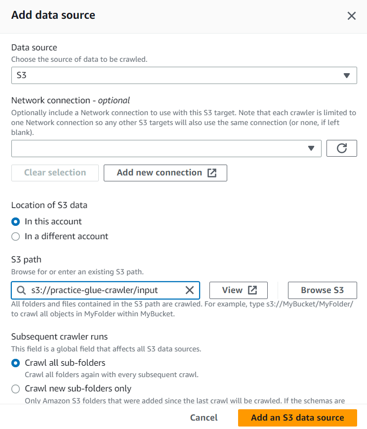 Select Data Source