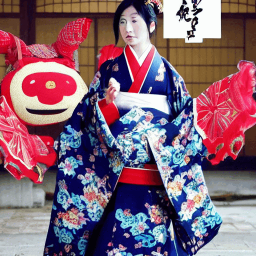 japanese traditional fashion monster