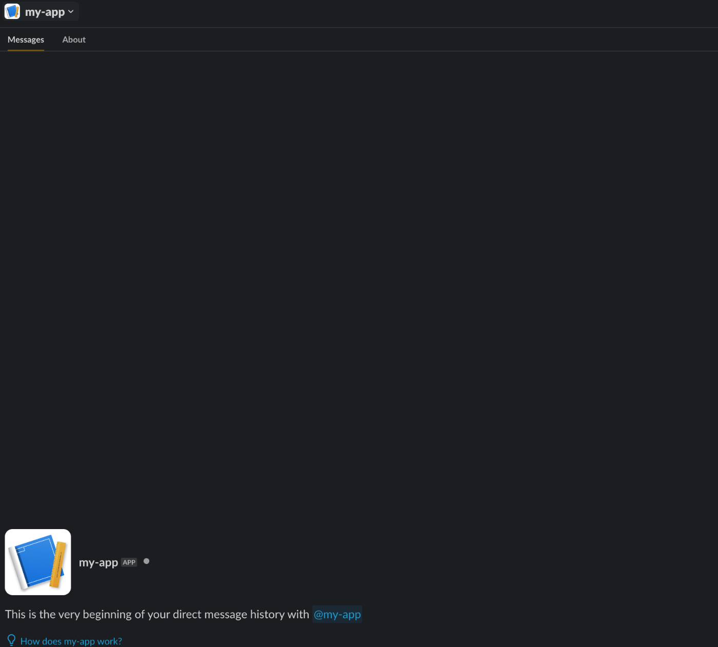 my-appというSlack Appができた