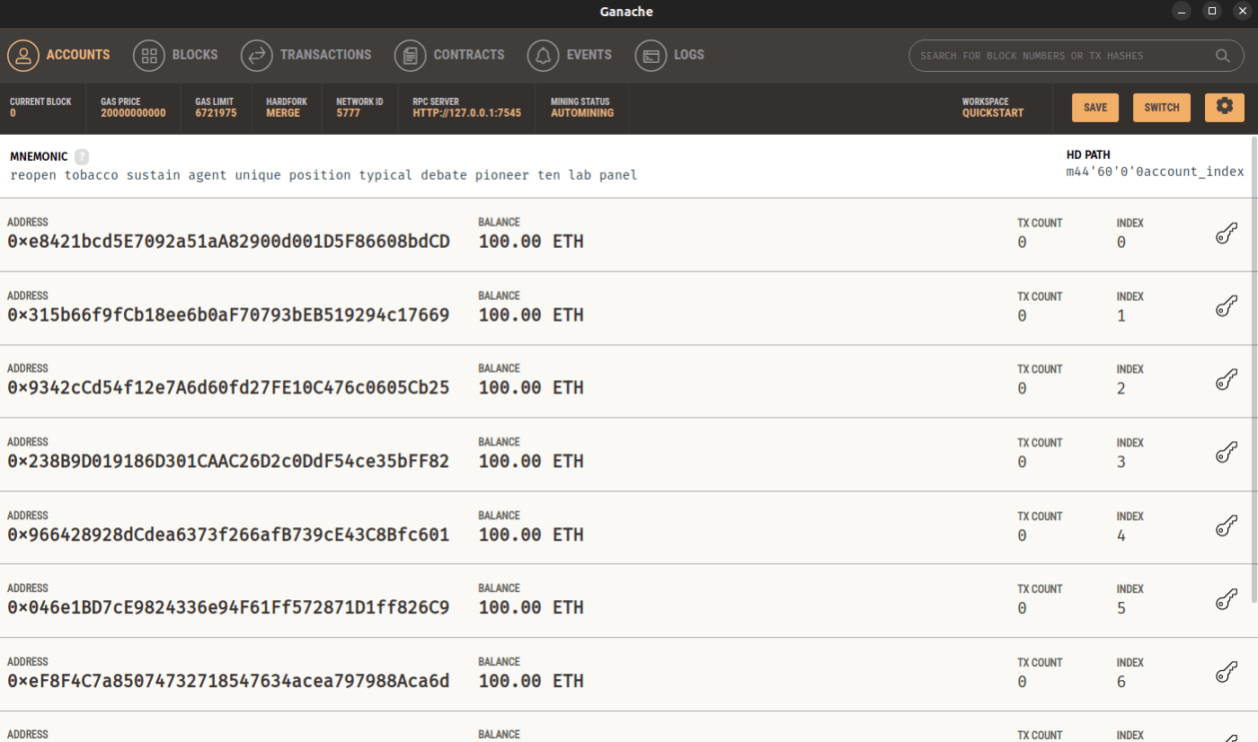 ブロックチェーン開発メモ ～Truffle デプロイ編～