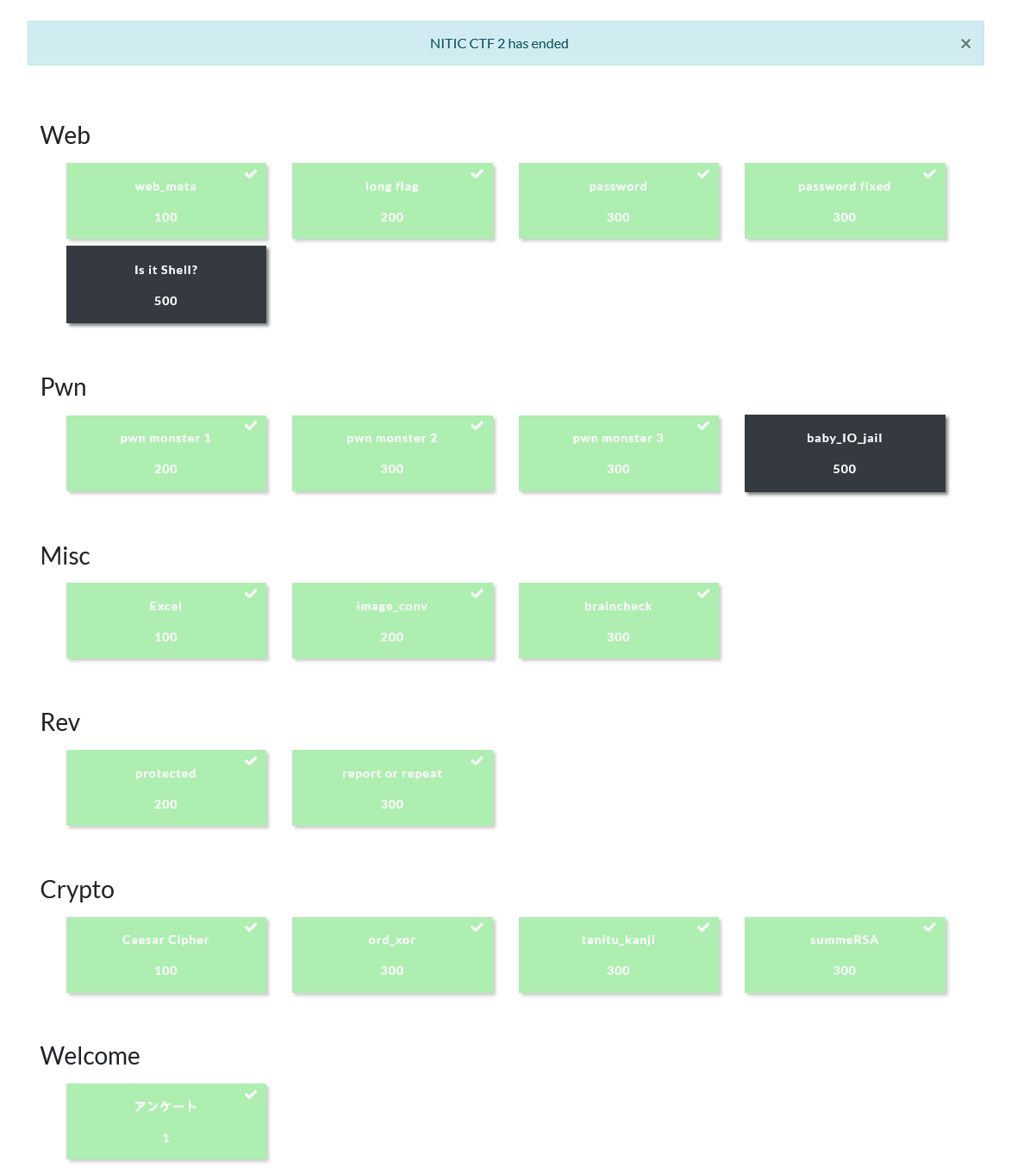 Nitic Ctf 2 参加記