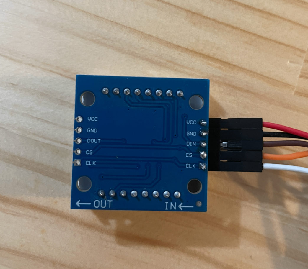 MAX7219 × 8×8 LED マトリクスを Arduino で動かす