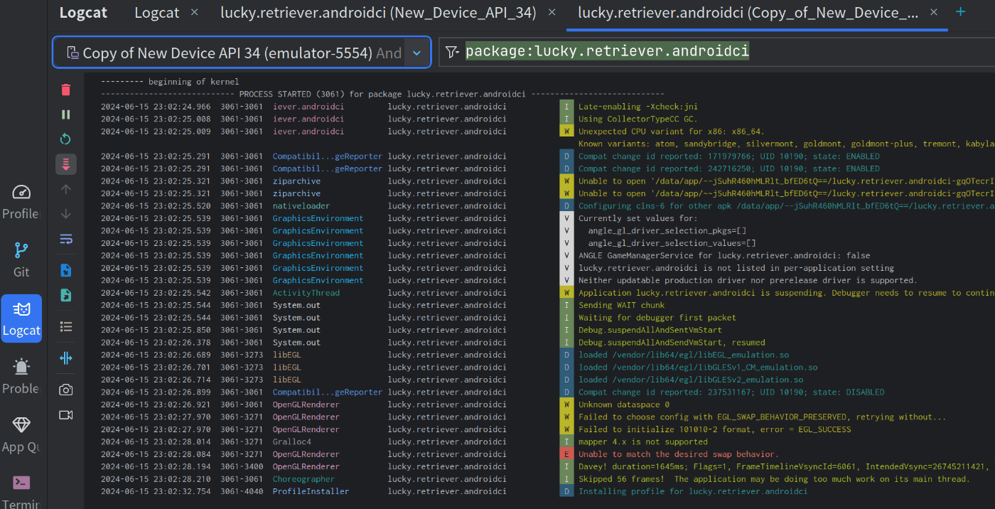Android StudioでDebugする時に、自動でLogcat起動する