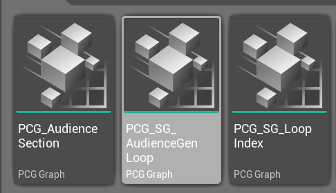 [UE5] 新機能でよりリアルなペンライトを振る群衆を作ってみた Part 1：PCGで大量の観客と会場を生成する